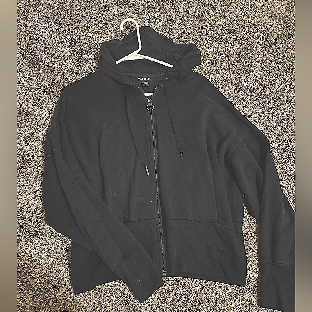 Black athletica hoodie size medium